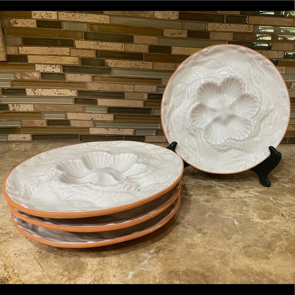 ROMERTOPF RECO Terra-Cotta/white plate shell